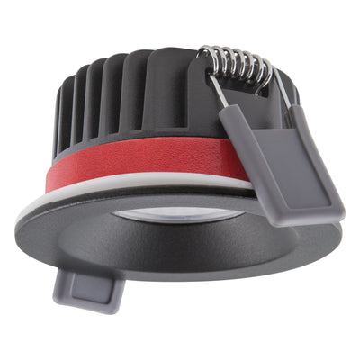 Faretto a LED da incasso resistente al fuoco Ledvance 8W 3000K dimmerabile IP65 Nero 90CRI fascio 36°