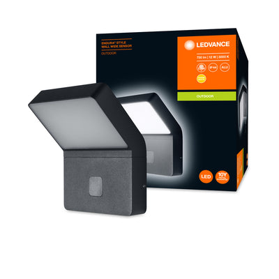 Ledvance ENDURA STYLE Lampada da Parete LED 12W 3000K 750 lumen IP44 Grigio Scuro da Esterno a Montaggio Superficiale