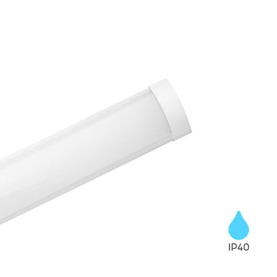 Braytron plafoniera LED lineare 35W 6500K 3600 lumen IP40 220-240V Bianco 1175mm luce bianca fredda per interni