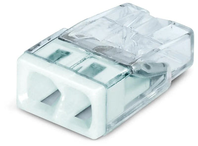 WAGO connettore LED 2 vie 0.5-2.5mm² 2273-202, IP20, 220-240V, CE RoHS, morsetto di collegamento compatto 100pz