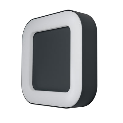 Ledvance ENDURA Style Square lampada da parete LED 13.5W 3000K Grigio Scuro IP44 IK07 montaggio superficiale per esterni