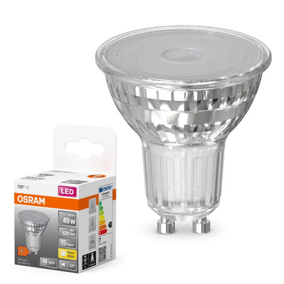 Ledvance LED STAR PAR16 GU10 6.9W 2700K Bianco Caldo 620 lumen fascio 120° IP20 faretto non dimmerabile