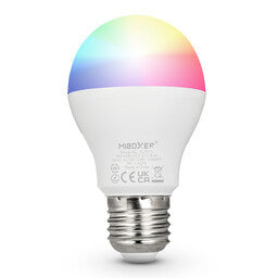 MIBOXER Lampadina LED E27 6W RGB+CCT lampadina smart con luce a colori e bianco regolabile per uso versatile