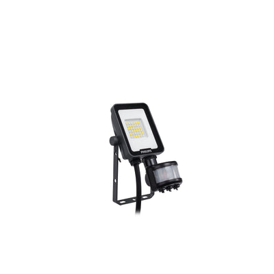 Philips Ledinaire Proiettore LED 10W 1100 lumen 3000K IP65 IK07 Grigio con sensore staffa regolabile