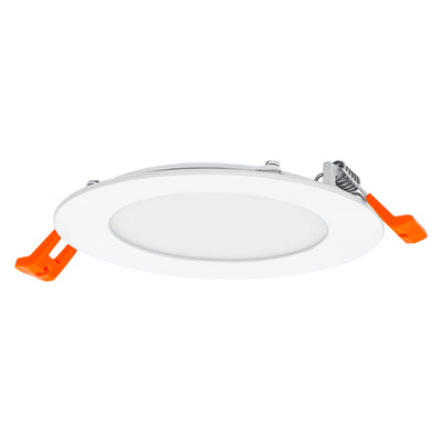 Faretto LED Slim Incasso Bianco 8W 550 lumen 6500K 110° foro 105mm cornice 120mm