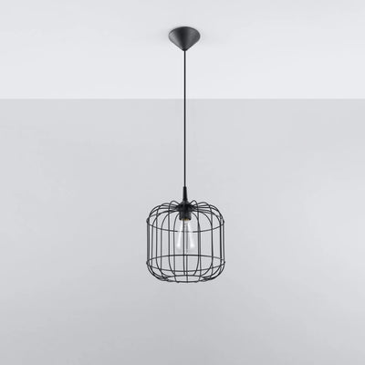 Sollux Lighting CELTA lampada a sospensione Nera, alluminio, IP20, 220-240V, max 50W LED, CE RoHS