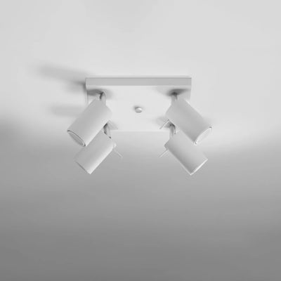 Sollux Lighting Faretto da soffitto LED RING, 4xGU10, IP20, 220-240V, alluminio oro opaco, CE RoHS