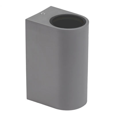 Applique da parete LED Spectrum GU10 x2, bidirezionale, montaggio superficiale, 250V, IP54 Grigio, 150x73x95mm