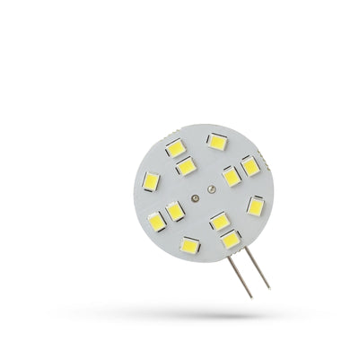 Lampadina Spectrum LED G4 12V 2W 230 lumen 6000K Bianco Freddo angolo fascio 120° non dimmerabile illuminazione interna