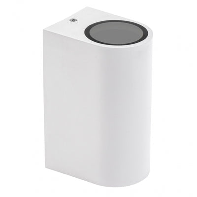 Applique da parete Spectrum LED GU10 Bianco IP54 Bidirezionale Esterno Interno 2x6W 250V 150x73x95mm
