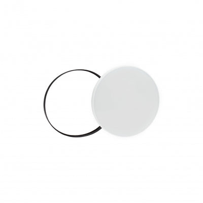 Plafoniera LED Spectrum a montaggio superficiale 18W 6000K 230V IP54 2050 lumen Bianco Nero tonda 250mm
