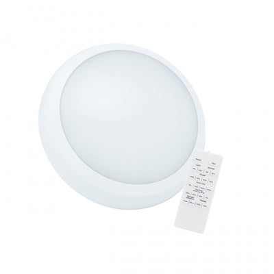 Spectrum NYMPHEA CITY PRO 2 Plafoniera LED 24/30W CCT 230V IP65 IK08 4400 lumen Tonda bianca con sensore