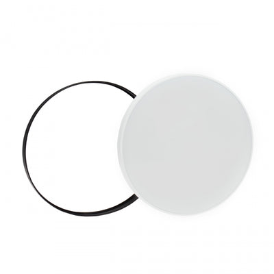Spectrum NYMPHEA LED surface light 40W 3000K 5300 lumens IP54 230V White Black round 115° CRI>80