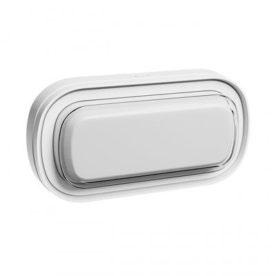 Spectrum PASTILO LED Plafoniera Ovale 10W CCT 230V 120° IP54 IK10 Corpo Bianco per Uso Interno Esterno