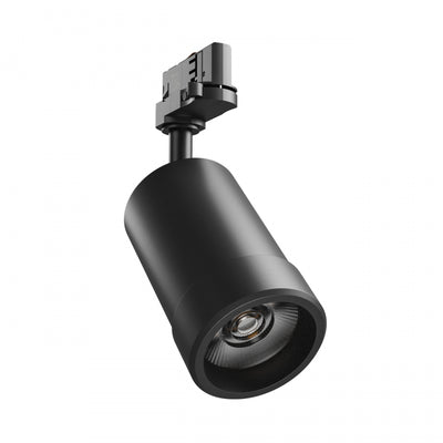 Spectrum PAVA BASIC Faretto LED su Binario 20W CCT 230V Trifase 20-45° Nero IP20 2225 lumen CRI 80