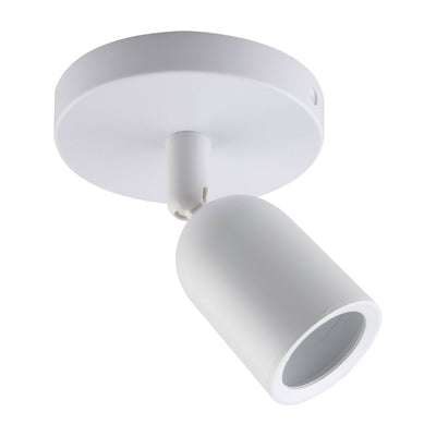 Faretto da soffitto LED Spectrum SOLIS GU10, montaggio a superficie, 230V, IP20, Bianco, 120x145mm