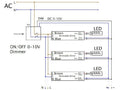 Dimmer LCB 1-10V 800W con telecomando per pannelli LED, IP20, 220-240V AC