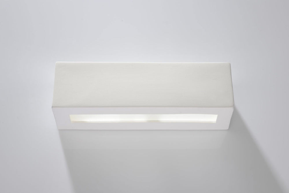 Stylish ceramic LED wall lamp by Sollux Lighting - IP20, 50W, 220-240V AC
