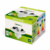 Spectrum LED Spot GU10 AR111 12W 3000K Bianco Caldo 800 lumen fascio 20° 230V non dimmerabile