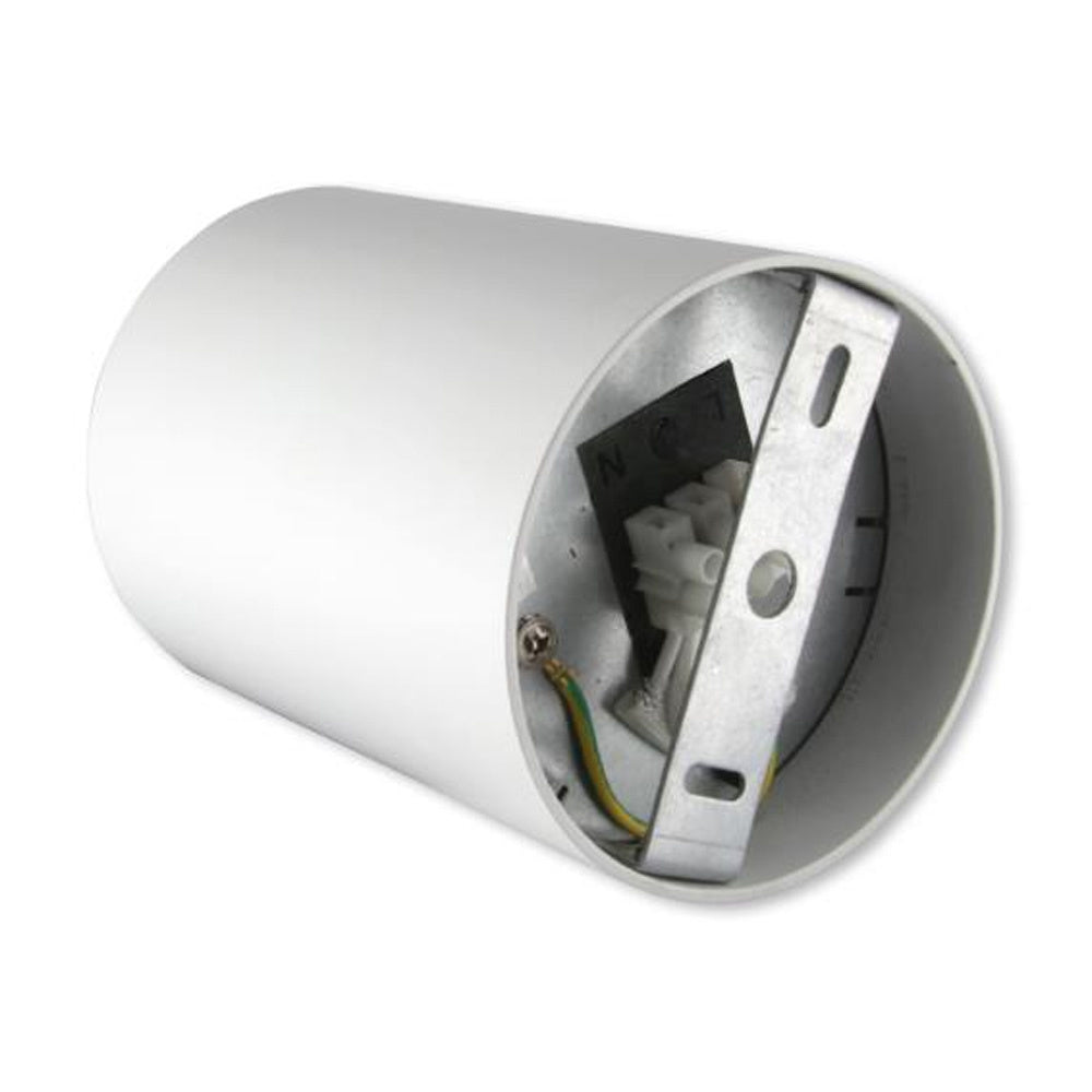 Faretto da soffitto a LED Spectrum CHLOE GU10, a montaggio superficiale, alluminio bianco, IP20, orientabile, 250V