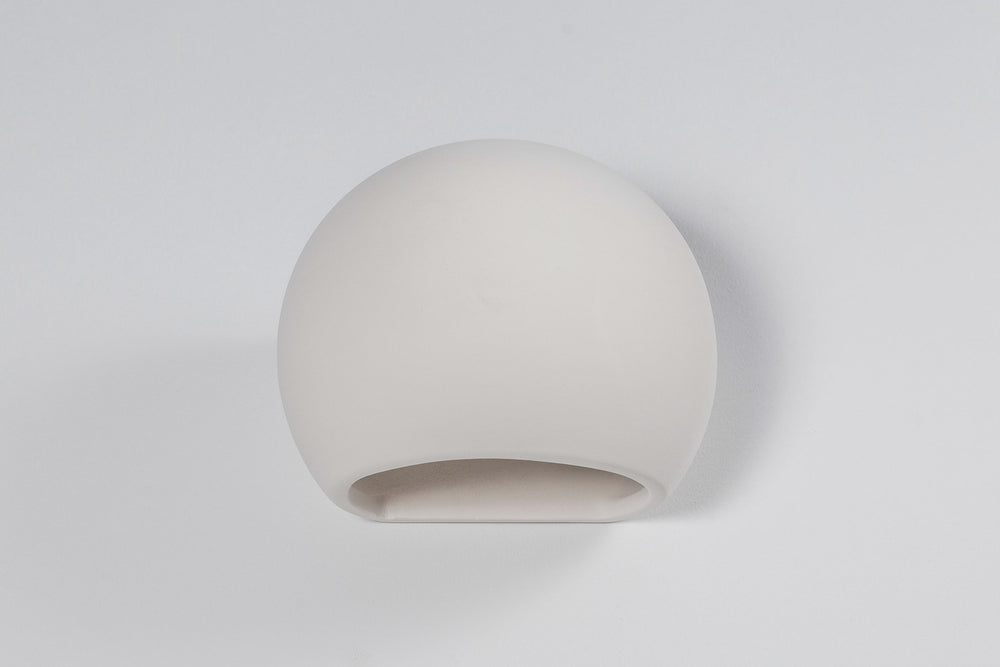 Sollux Lighting ceramic wall lamp globe white E27 socket 60W LED compatible