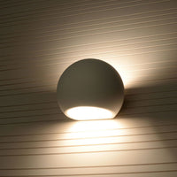 Sollux Lighting ceramic wall lamp globe white E27 socket 60W LED compatible
