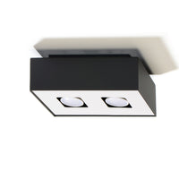 Sollux Lighting plafondspot mono 2 black LED lamp, 50W, 4000K, CRI 80-89, IP20
