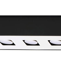 sollux lighting plafondspot mono 3 black LED, 50W, 104mm length, IP20, 220-240V