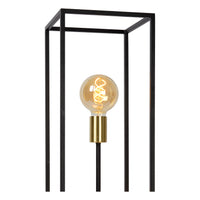 Lucide RUBEN floor lamp, 3xE27 sockets, 220-240V, IP20, Metal Matt Black, Retro style, 1200mm height
