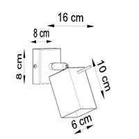 Sollux Lighting LED wall lamp MERIDA white 50W 220-240V 80+ CRI