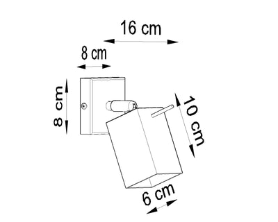 Sollux Lighting LED wall lamp MERIDA white 50W 220-240V 80+ CRI