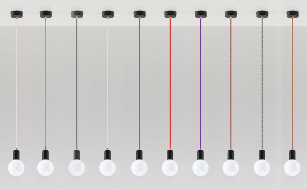 Sollux Lighting hanglamp edison violet LED lamp 220-240V IP20