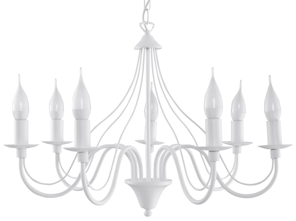 Kroonluchter MINERWA 7 LED lamp by Sollux Lighting 50W, 220-240V, CRI 80-89, IP20, matte gold