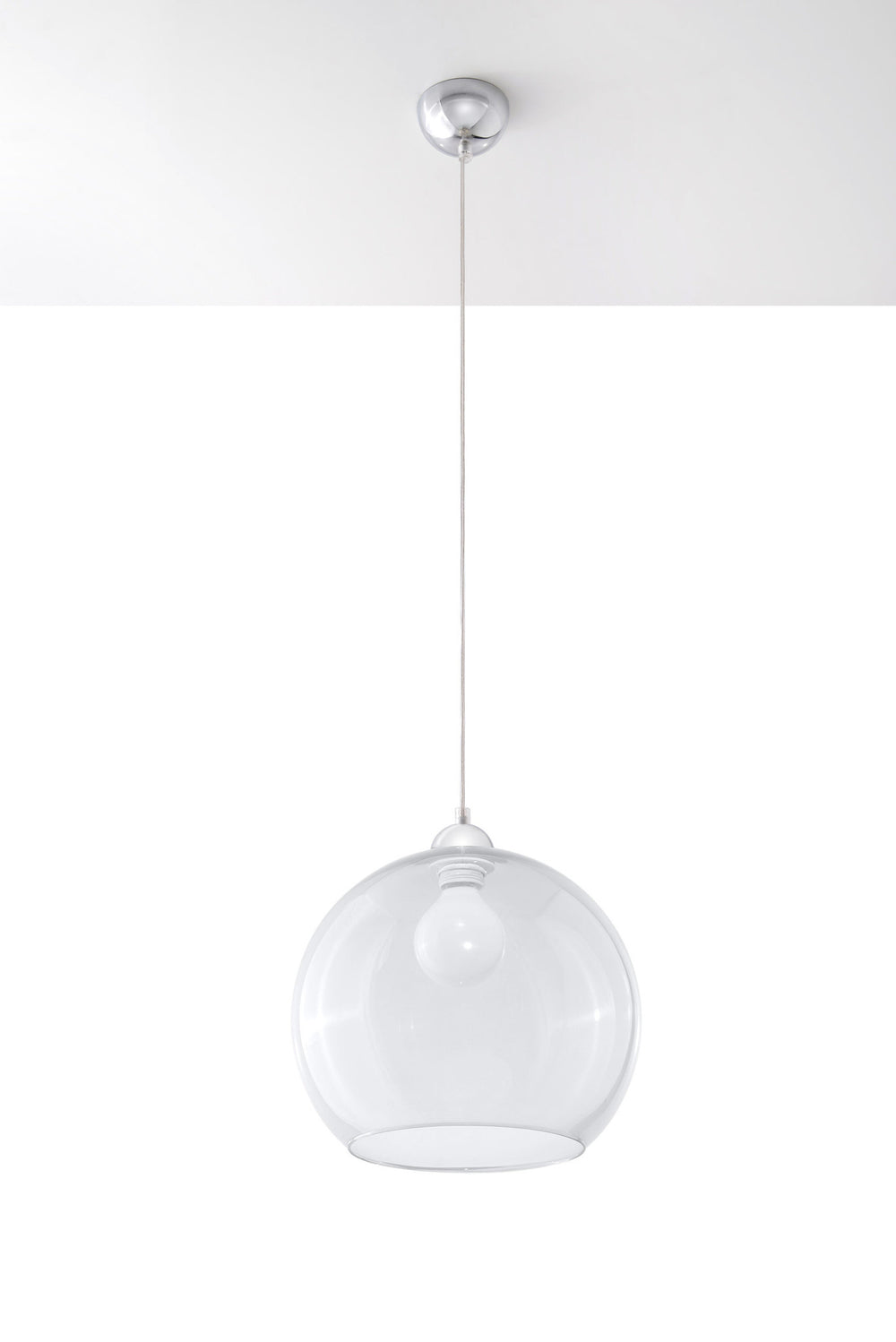 Sollux Lighting hanglamp ball transparent LED 50W 220-240V AC 104mm 80-89 CRI