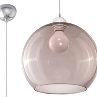 Sollux Lighting LED pendant lamp BALL graphite 50W IP20 aluminum steel