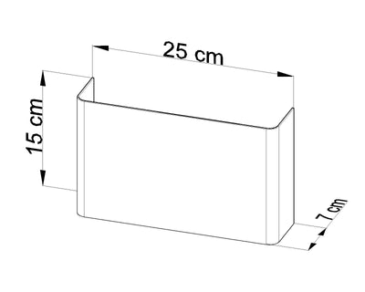 Sollux Lighting wandlamp COPERTURA LED 220-240V 50W CRI 80 IP20