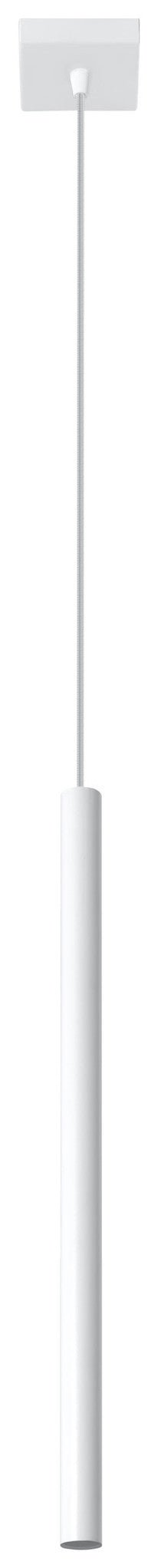 Sollux LED hanglamp wit PASTELO 1x G9 fitting, mat goud messing, 50W max.