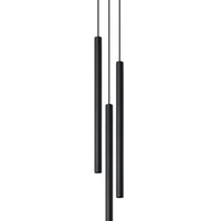 Sollux Lighting LED pendant lamp black PASTELO with 3 G9 sockets