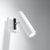 Direzione white wall lamp by Sollux Lighting with 50W LED capability