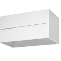 Sollux Lighting LED wall lamp LOBO MAXI white, 50W, CRI 80-89, IP20, 220-240V