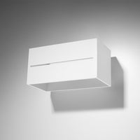 Sollux Lighting LED wall lamp LOBO MAXI white, 50W, CRI 80-89, IP20, 220-240V