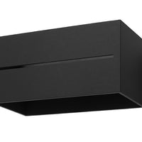 Sollux Lighting Lobo Maxi black LED wall lamp with 220-240V input