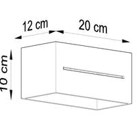 Sollux Lighting Lobo Maxi black LED wall lamp with 220-240V input