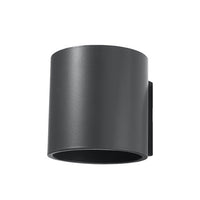 Sollux Lighting orbis 1 anthracite led wall light 220-240V IP20 durable aluminum