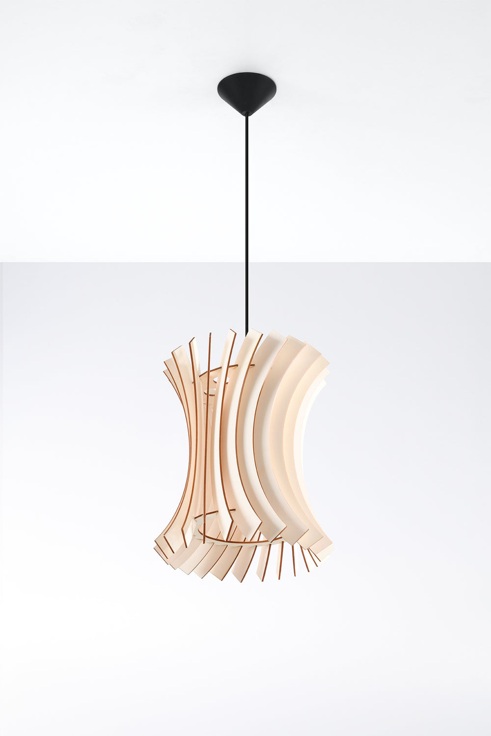 Sollux Lighting LED lamp with matte gold aluminum finish and 50W capacity