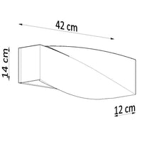 Sollux Lighting sigma LED wall lamp 104mm 220-240V IP20 aluminum