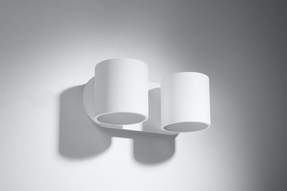 Wandlamp ORBIS 2 white LED light with 4000K and 50W max output