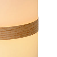 Lampada da tavolo a LED ricaricabile Lucide JOE IP44 Bianca, 3W dim to warm 2800K-3200K, ricarica USB, uso interno ed esterno