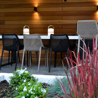 Lampada da tavolo a LED ricaricabile Lucide JOE IP44 Bianca, 3W dim to warm 2800K-3200K, ricarica USB, uso interno ed esterno