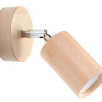 Sollux Lighting BERG natural wood LED wall lamp 220-240V AC 50W